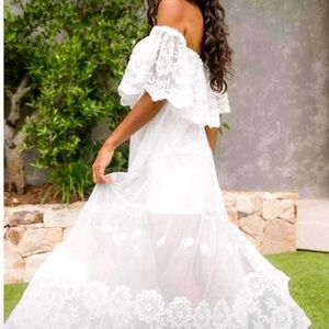 Petal & pub lace dress